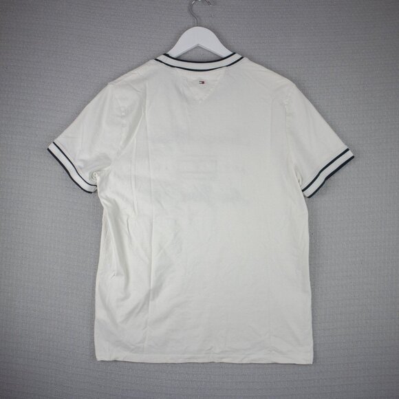 Tommy Hilfiger Embroidered Navy / White Logo Tee - Picture 3 of 7